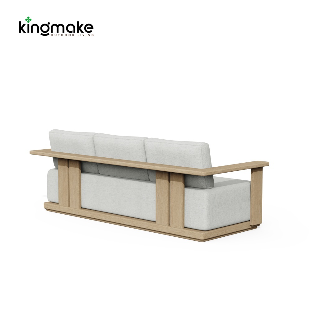 Modern Teak Outdoor Sofa KM18038