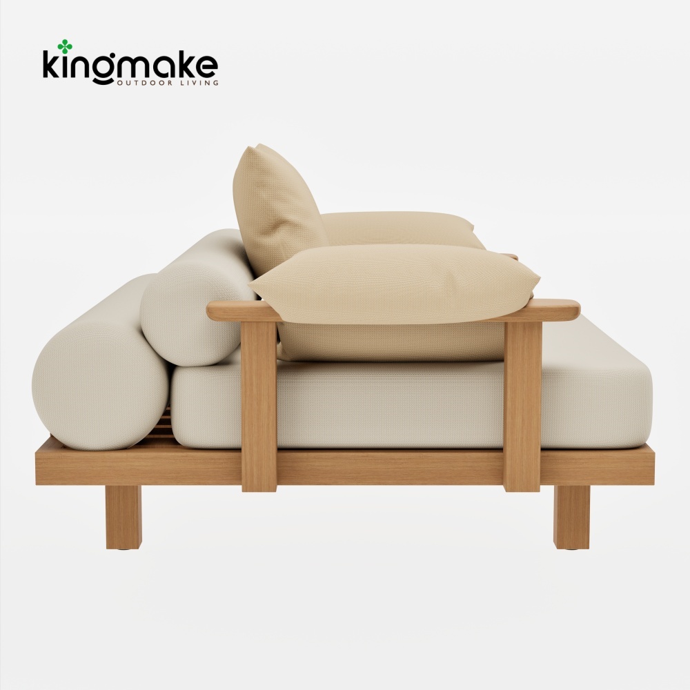 Duvo Collection Modern Teak Single Sofa