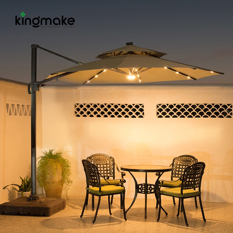 High-end Aluminum Cantilever Umbrellas KM8204