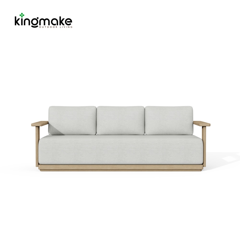 Modern Teak Outdoor Sofa KM18038