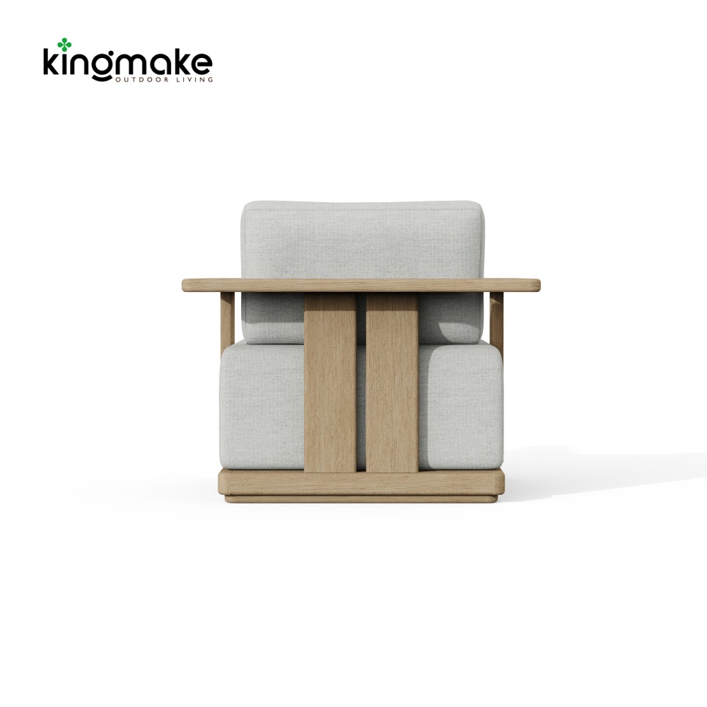 Modern Teak Outdoor Sofa KM18038