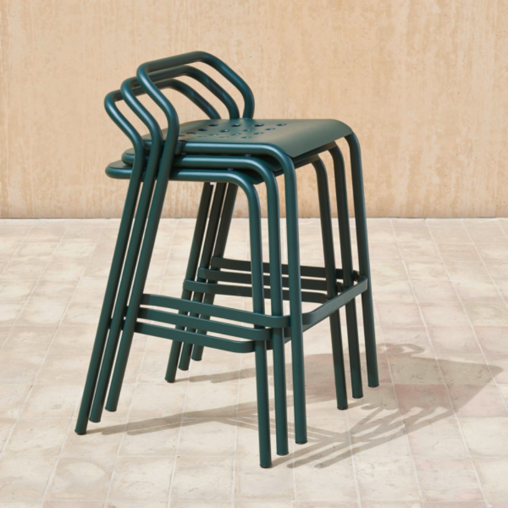 Modern Durable Aluminum Bar Stool KM7317