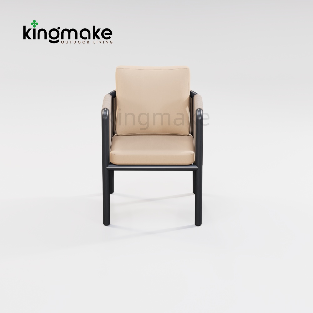 Modern Aluminum Woven Dining Set KMD18010
