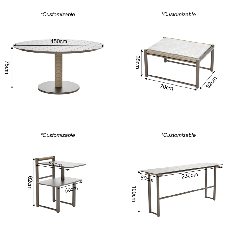 Niva Collection Outdoor Sofa Set