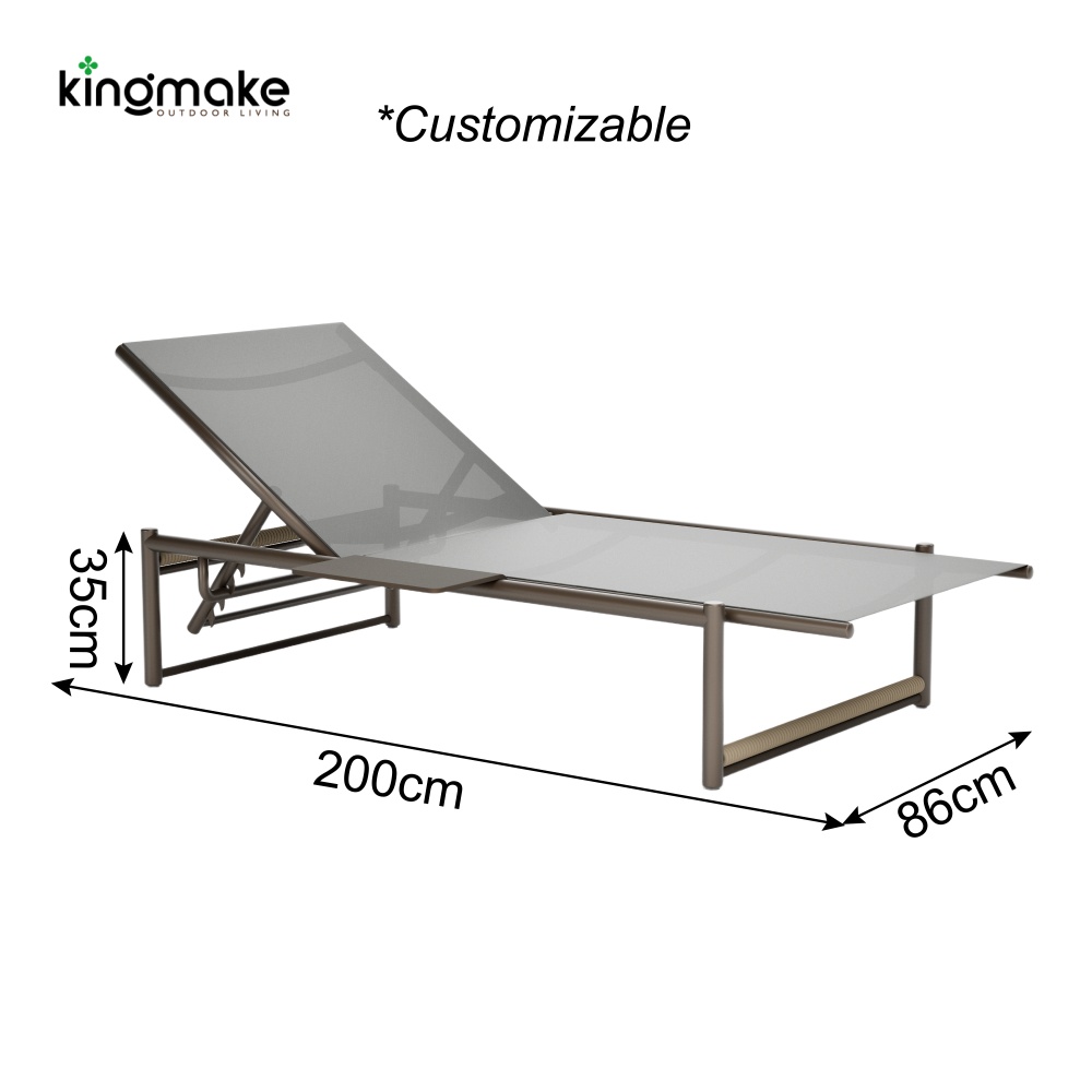 Niva Collection Outdoor Sun Lounger 