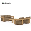 Modern Teak Neo Collection Outdoor Sofa KM18026-T