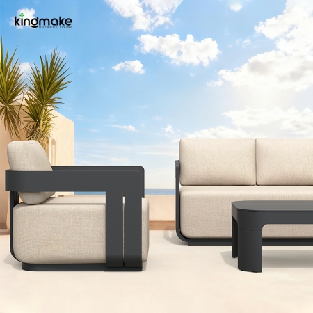 Modern Aluminum Neo Collection Outdoor Sofa KM18026
