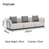 Layva Collection Outdoor Three-Seat Sofa
