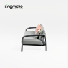 Waterproof Aluminum Rolla Collection Three-Seat Sofa KM18035