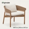 commercial teak outdoor dining chair km18046