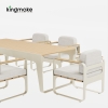 Alpha Collection Luxury Restaurant Dining Table Set 