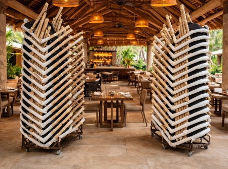 Maximize Your Space & Seating: Durable Stackable Aluminum Chairs for Restaurants, Hotels, and Homes