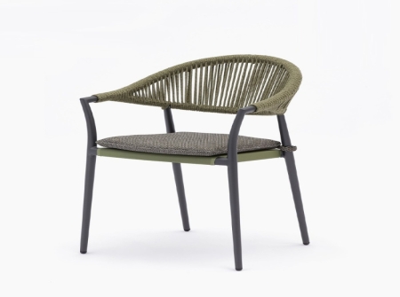 Modern Aluminum Woven Garden Chair KM3210