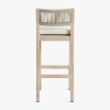 Modern Teak Woven Outdoor Bar Stool KM7507