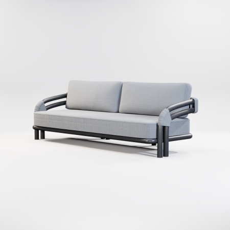 Modern Aluminum Pipeline Collection Two Seaters Sofa KM18015