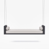 Modern Aluminum Hand-woven 2-Seater Swing Chair KM6707