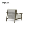 Modern Aged Teak Kael Collection Three-Seating Sofa KMD18027