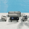 Modern Aluminum Pipeline Collection Sofa KM18015