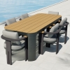 Modern Aluminum Outdoor Dining Set KMD18001
