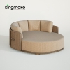 Modern Aluminum Woven Outdoor Daybed KMD18010