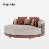 Luxury  Vita Corner Collection Round Outdoor Daybed 