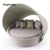 Orbit Round Outdoor Daybed with Rotatable Canopy