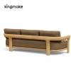 Natural Teak Tider Collection Outdoor 3- Seater Sofa KM18036