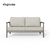 Cenxi Collection Aluminum White Two Seaters Sofa