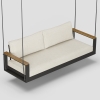 Modern Aluminum Two-Seater Swing Chair KM6705