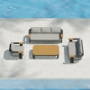 Aluminum Rope Woven Outdoor Sofa KMD18001