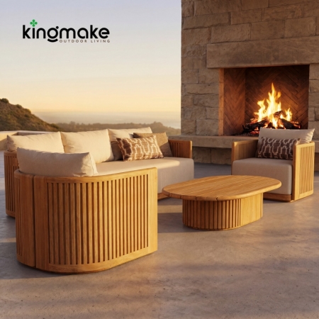 Luxury Teak Outdoor Sofa Set