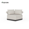 Modern Aluminum L-Shape Outdoor Sectional Sofa – Mali Collection