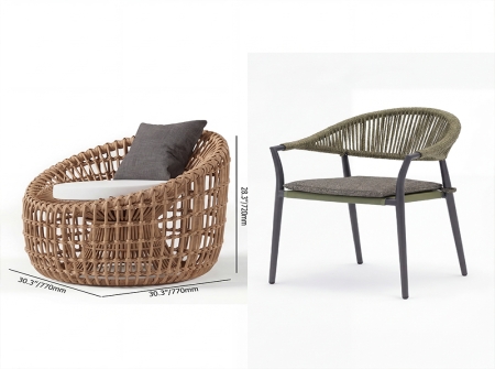 rope vs. rattan outdoor chairs: which is better?