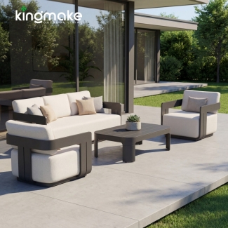 Modern Aluminum Neo Collection Outdoor Sofa KM18026