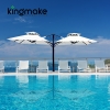 High-end Aluminum Twin Cantilever Umbrellas KMS8601-8B 