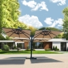 Quad-Section Canopy Patio Umbrella KMS1623-4H