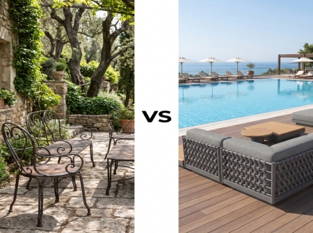Wrought Iron vs Aluminum Outdoor Furniture