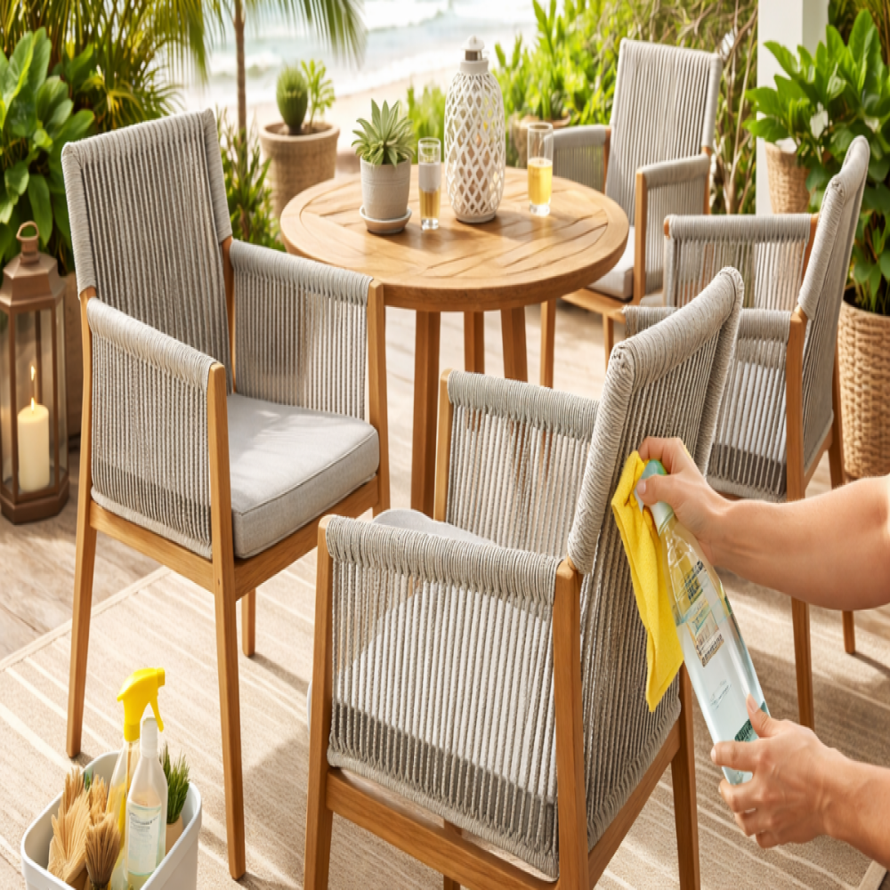 Maintain Outdoor Rope Chairs in Coastal Humid Climates