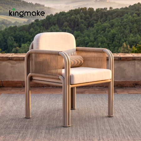 M.Y. Collection Aluminum Arched Outdoor Chair