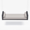 Modern Aluminum Hand-woven 2-Seater Swing Chair KM6707