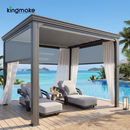 High-End Aluminum Pergola KM18039-3