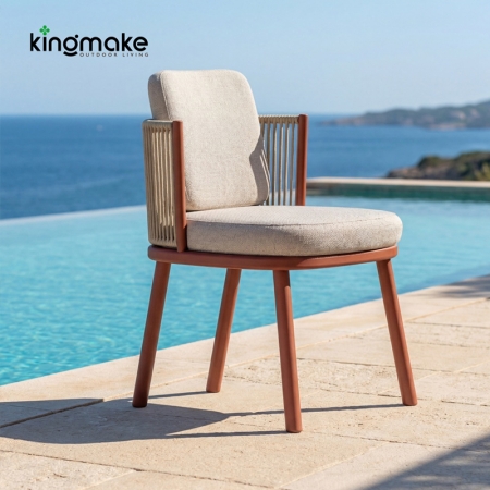 Modern Aluminum Vita Coner Collection Outdoor Chair KM18031