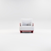 Modern Aluminum Afterglow Collection Single Sofa KM18013