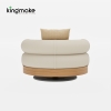 Duvo Collection Modern Teak Corner Sofa Set