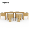 luxury teak amalfi collection dining set