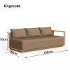 high-end teak maui colletion sofa