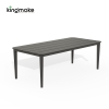 Cima Collection Modern Minimalist Aluminum Outdoor Dining Set