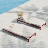 Modern Aluminum Afterglow Collection Sun Lounger KM18013L