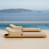 Luxury Teak Outdoor Sun Lounger KMD18007  