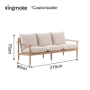 modern foldia collection three-seater sofa 